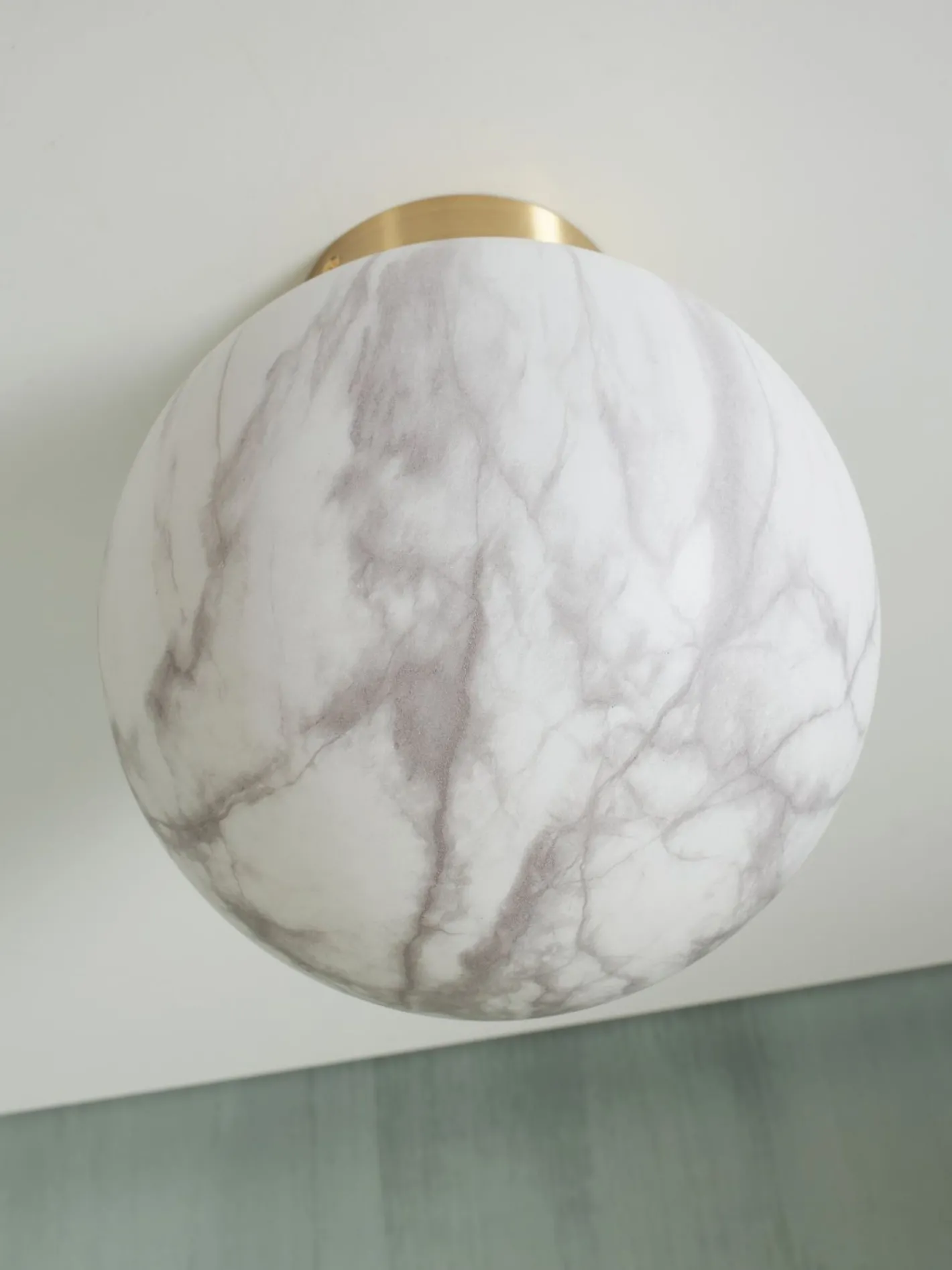 Hot It's about RoMi Carrara Plafondlamp White marble, Gold