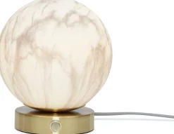 Clearance It's about RoMi Carrara Tafellamp White marble, Gold