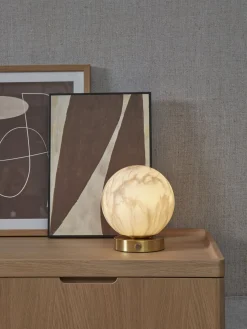 Clearance It's about RoMi Carrara Tafellamp White marble, Gold