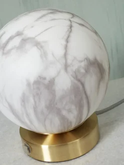 Clearance It's about RoMi Carrara Tafellamp White marble, Gold