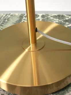 Hot It's about RoMi Carrara Vloerlamp White marble, Gold