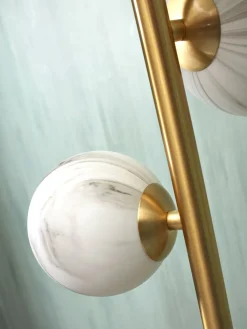 Hot It's about RoMi Carrara Vloerlamp White marble, Gold