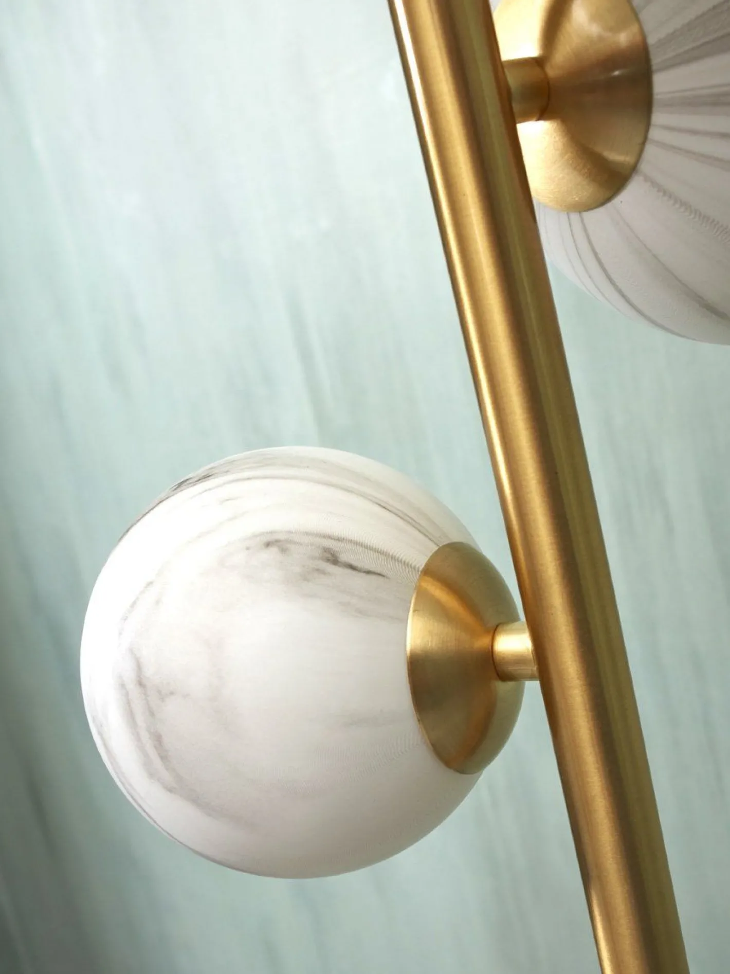 Hot It's about RoMi Carrara Vloerlamp White marble, Gold