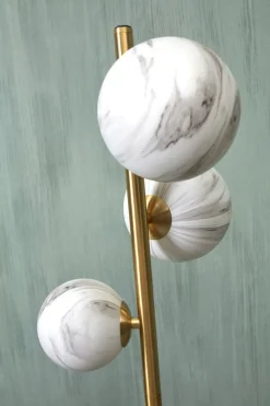 Hot It's about RoMi Carrara Vloerlamp White marble, Gold