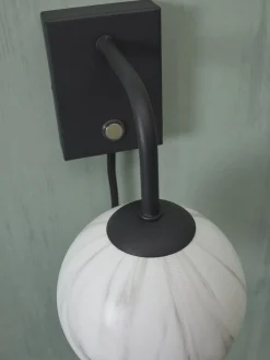 Online It's about RoMi Carrara Wandlamp White marble, Black