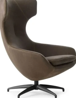 Outlet Leolux Caruzzo Fauteuil Bruin