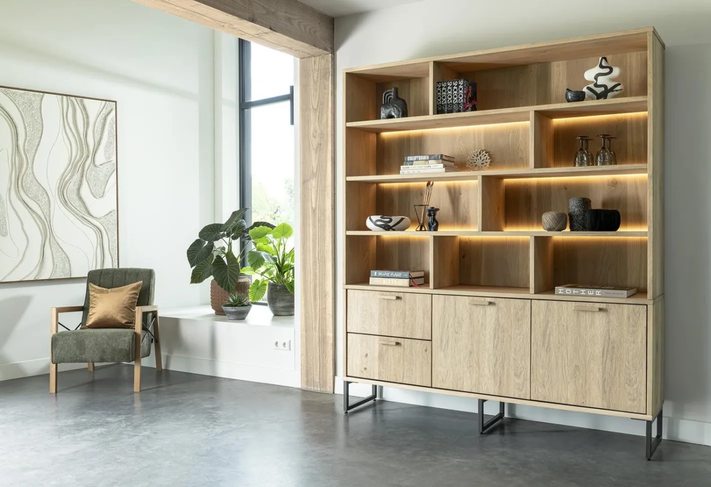 Outlet Henders en Hazel Castello Buffetkast Naturel