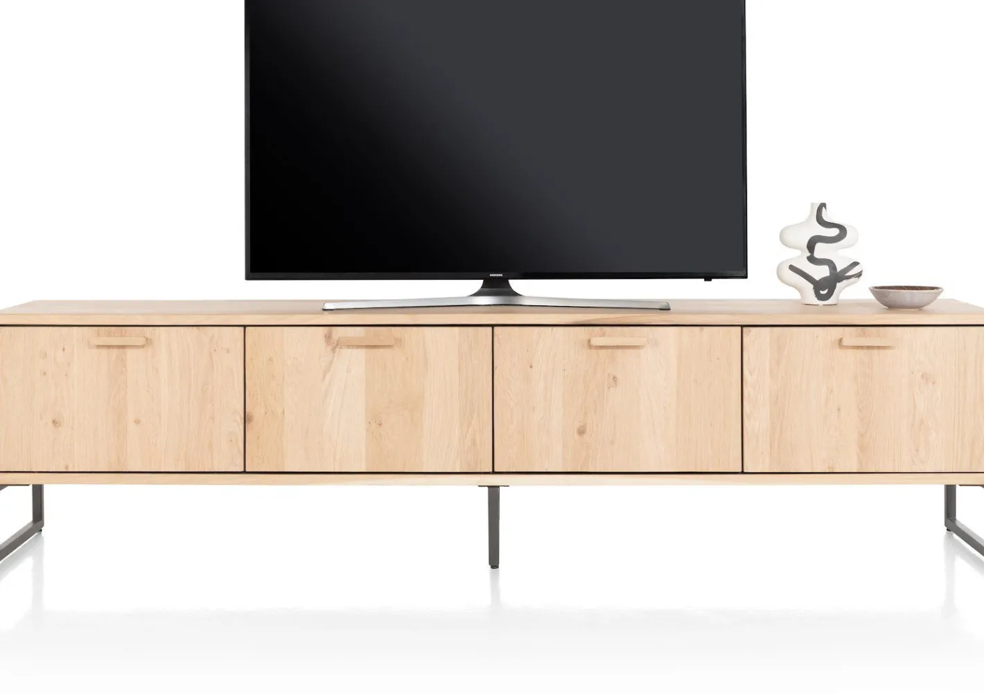 Clearance Henders en Hazel Castello Lowboard Naturel, Grafiet