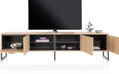 Clearance Henders en Hazel Castello Lowboard Naturel, Grafiet