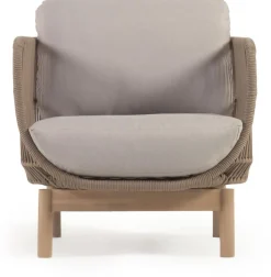 Discount Kave Home Catalina Tuinstoel Beige, Bruin