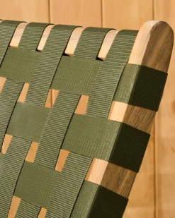 Hot Kave Home Chabeli Tuinstoel Groen, Naturel