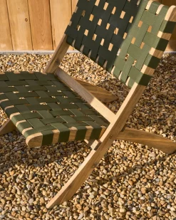 Hot Kave Home Chabeli Tuinstoel Groen, Naturel
