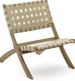 Kave Home Chabeli Tuinstoel Creme, Naturel