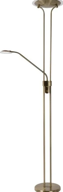 Lucide Champion-Led Vloerlamp Brons