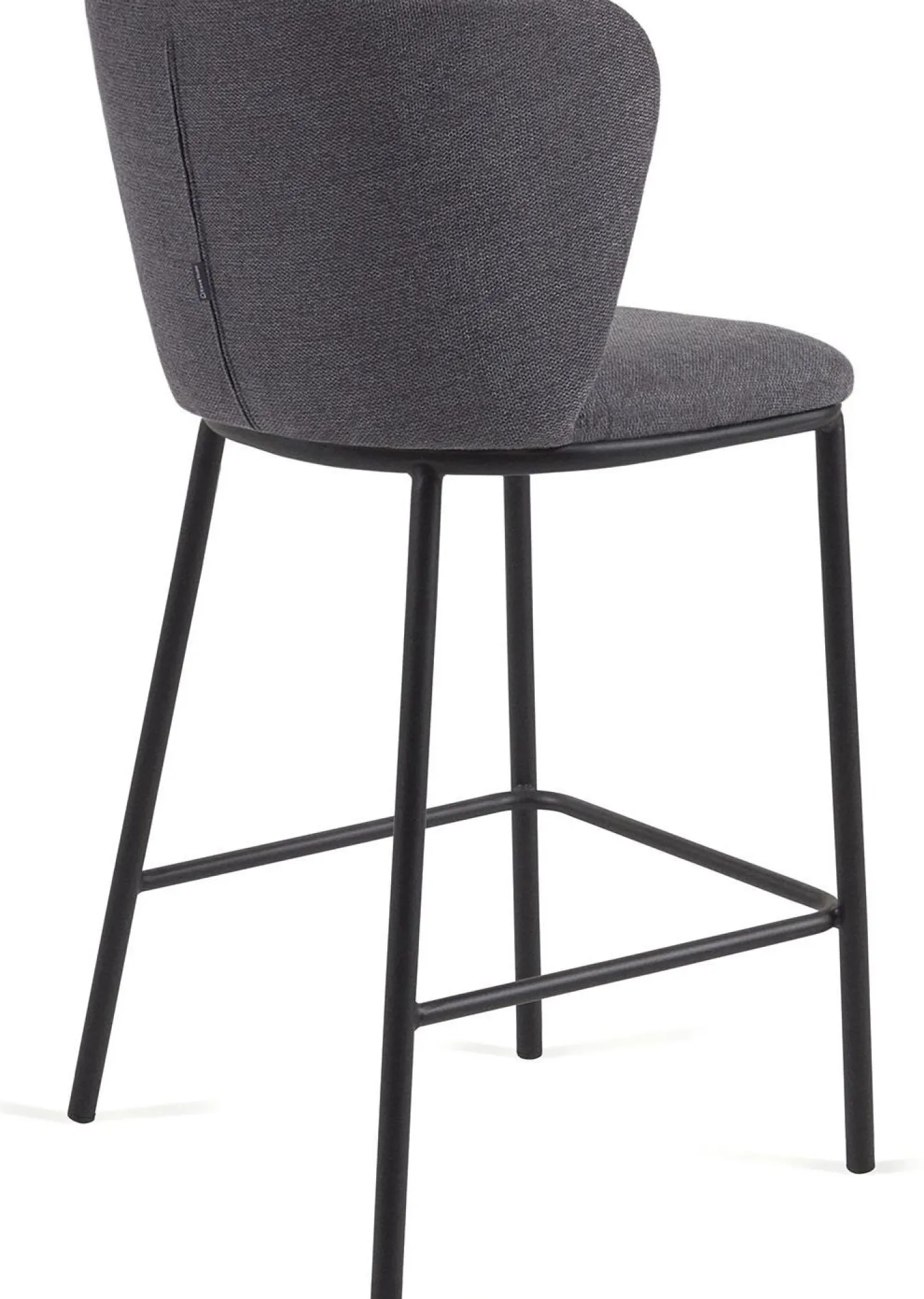 Discount Kave Home Ciselia Barstoel Donkergrijs