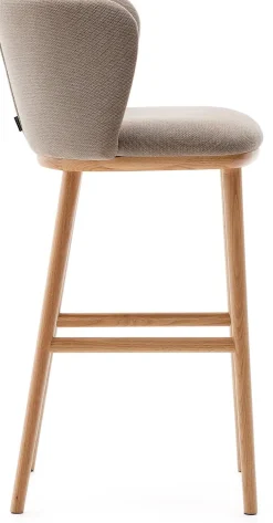 Discount Kave Home Ciselia Hoog Barstoel Bruin