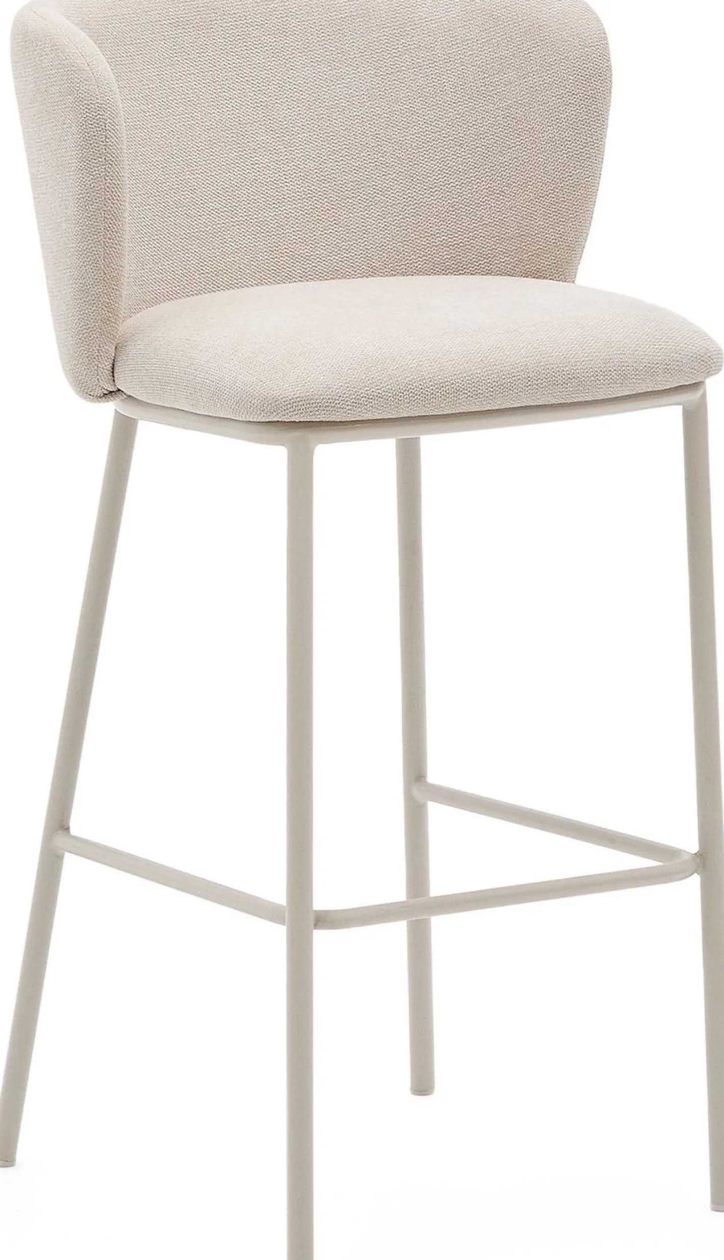 Best Kave Home Ciselia Hoog Barstoel Beige