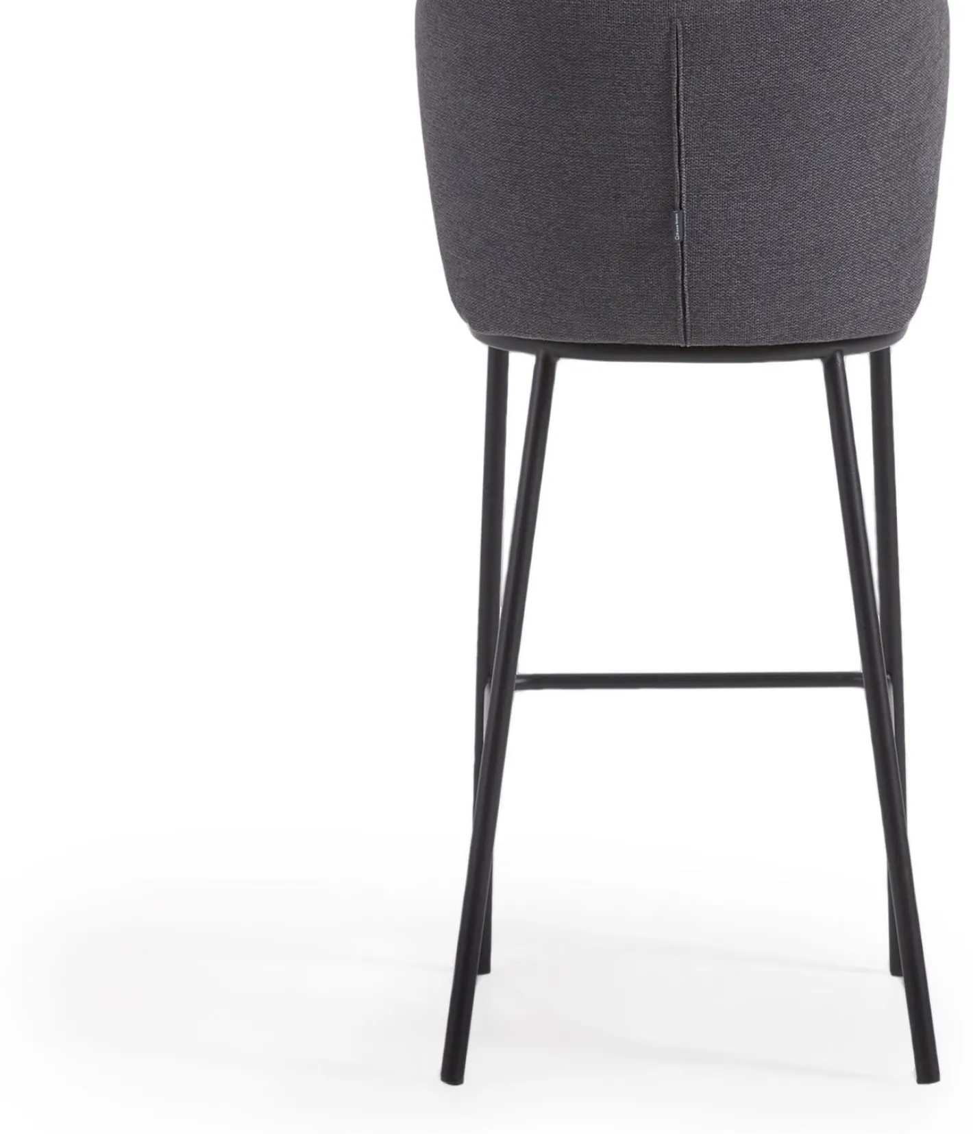 New Kave Home Ciselia Hoog Barstoel Donkergrijs