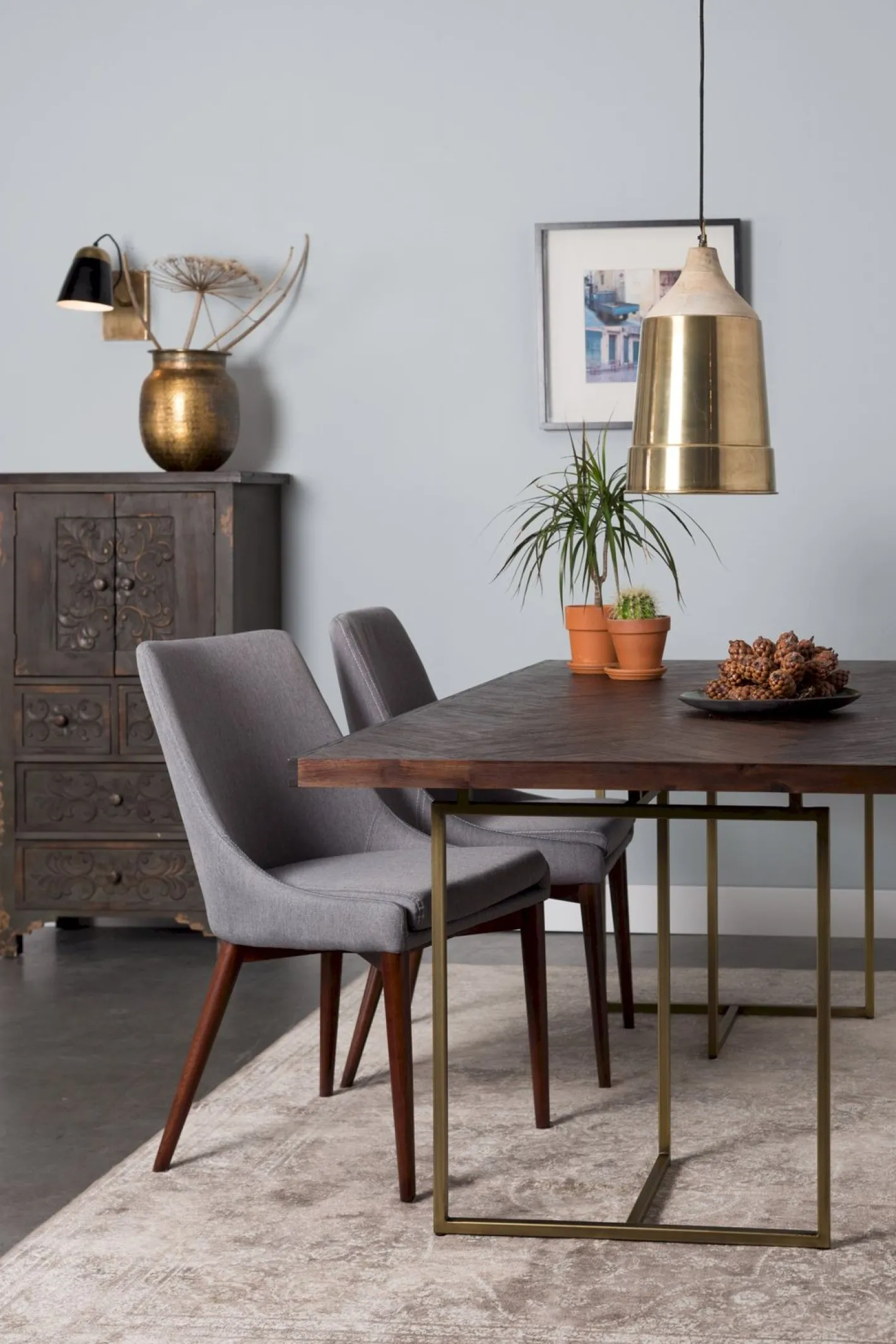 Online Dutchbone Class Eettafel Brown