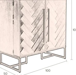 Sale Dutchbone Class Opbergkast Brown