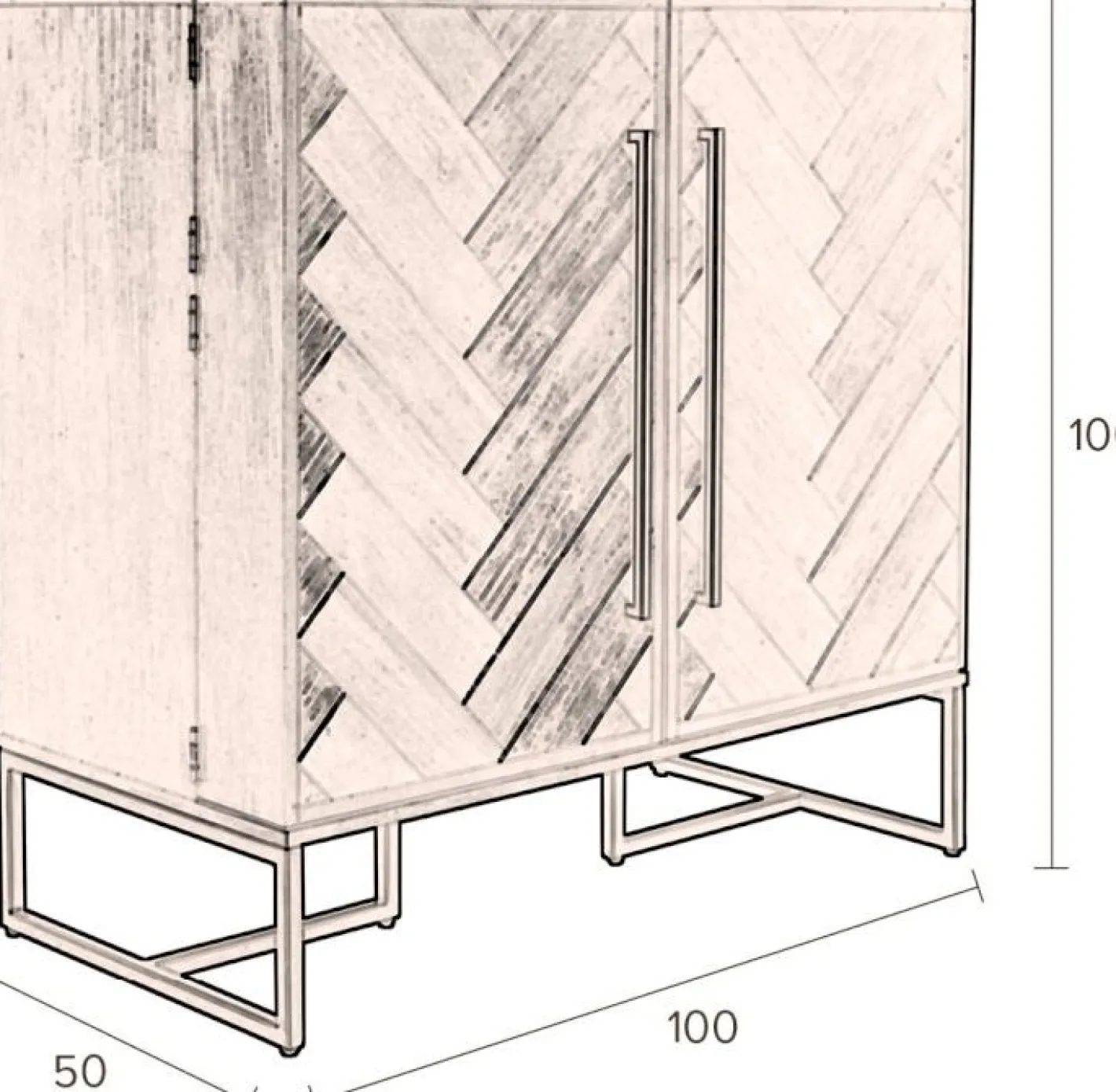 Sale Dutchbone Class Opbergkast Brown
