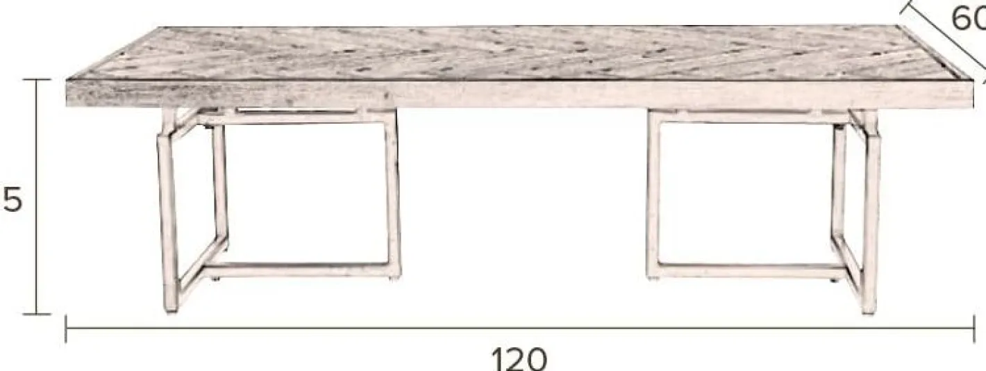Clearance Dutchbone Class Salontafel Natural