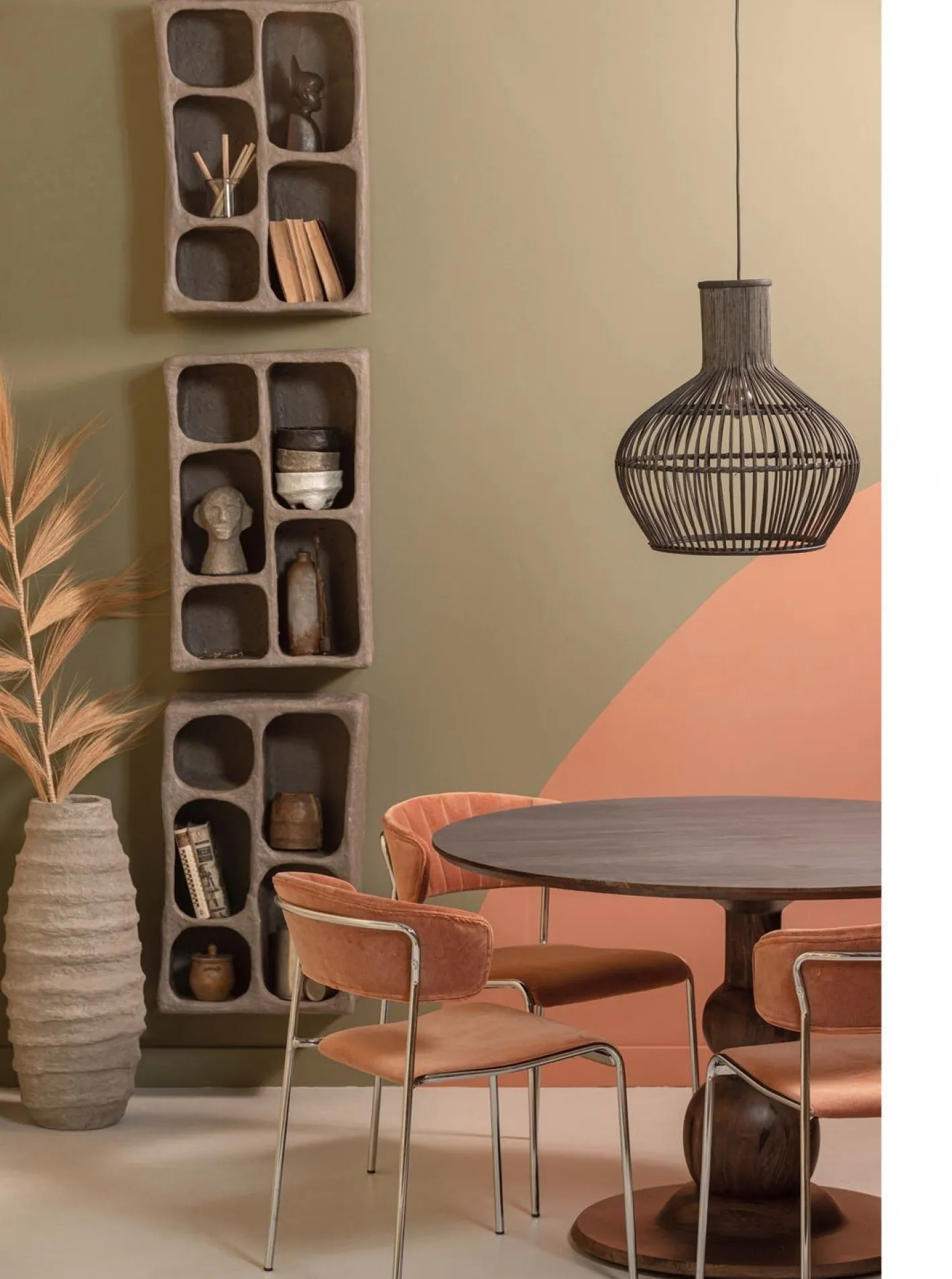 Clearance WOOOD Clay Wandkastje Grey