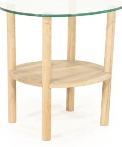 Eleonora Cleo Bijzettafel Naturel