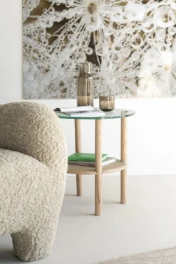 Eleonora Cleo Bijzettafel Naturel