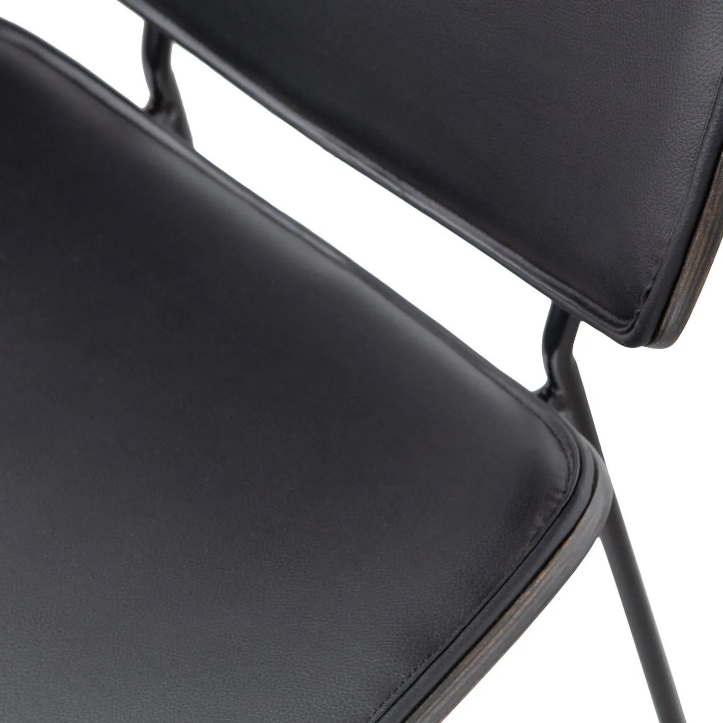 Clearance WOOOD Close In Eetkamerstoel Black