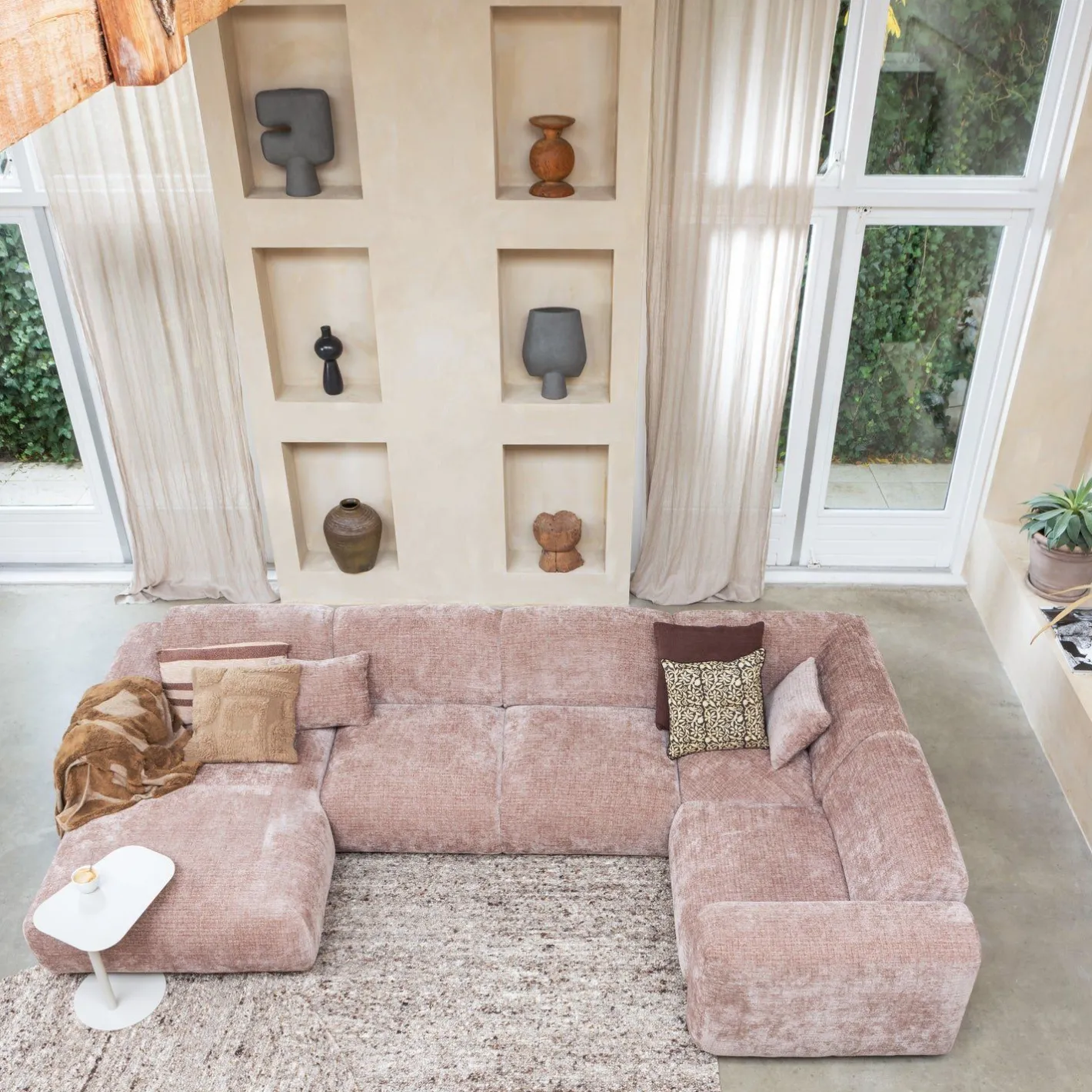 New WOOOD Cloud U-bank Taupe