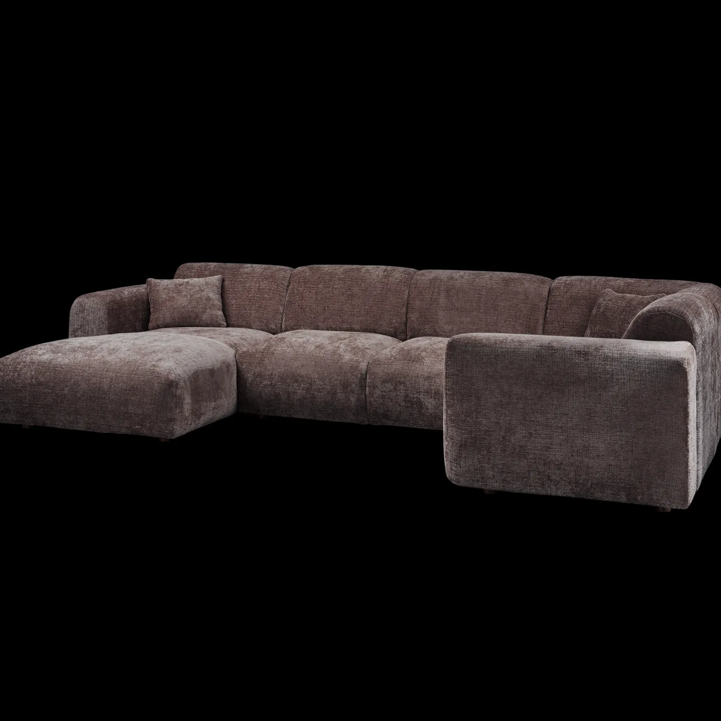WOOOD Cloud U-bank Warm Brown
