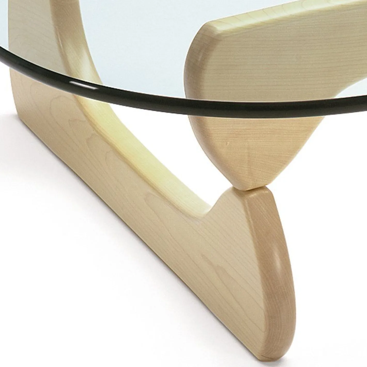 Clearance Vitra Coffee Table Salontafel Transparant, Naturel