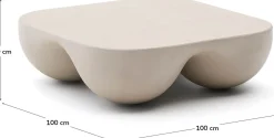 Clearance Kave Home Colba Salontafel Beige