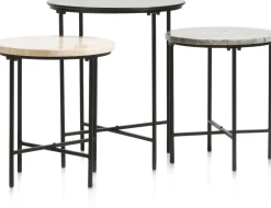Discount COCO maison Colton Bijzettafel Beige