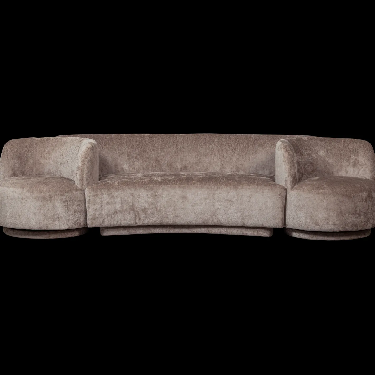 Hot WOOOD Combi-Popular Elementenbank Taupe