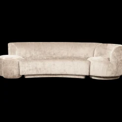 Best WOOOD Combi-Popular Fauteuil + Poef Elementenbank Natural