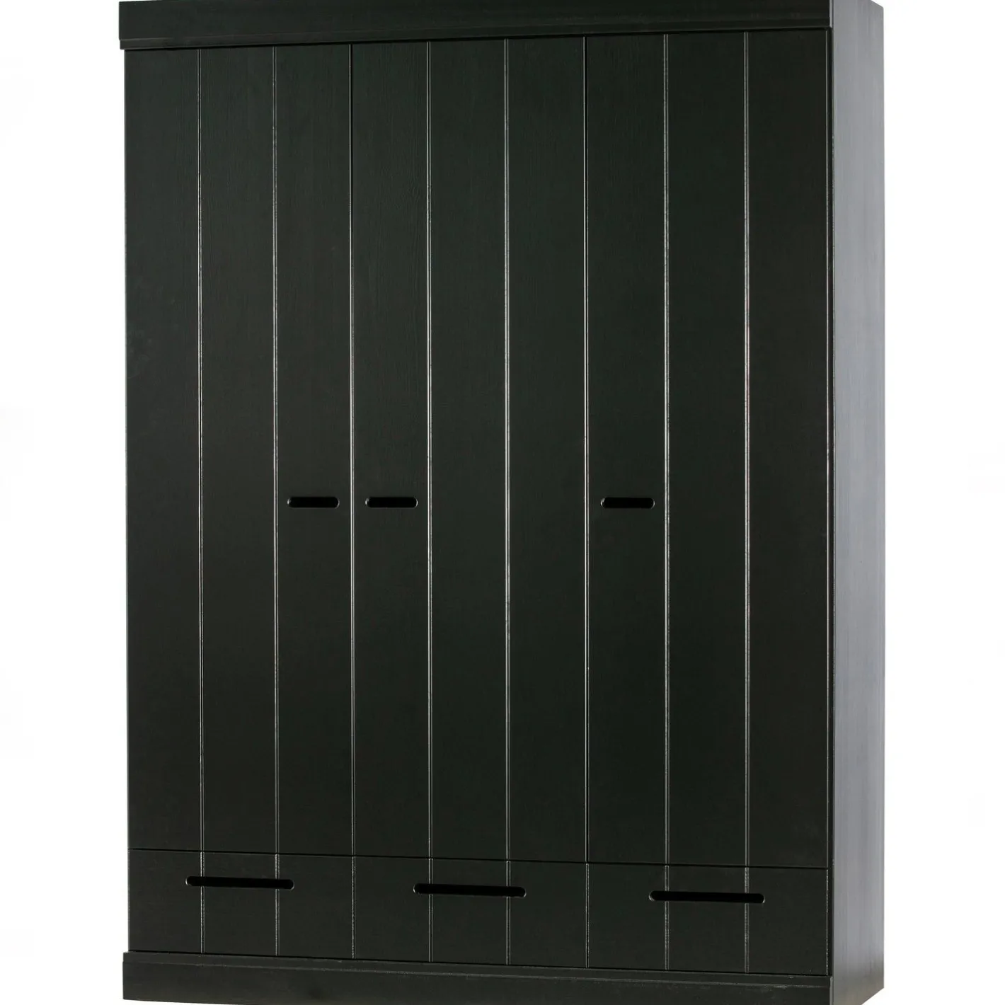 Discount WOOOD Connect 3-deurs Opbergkast Black