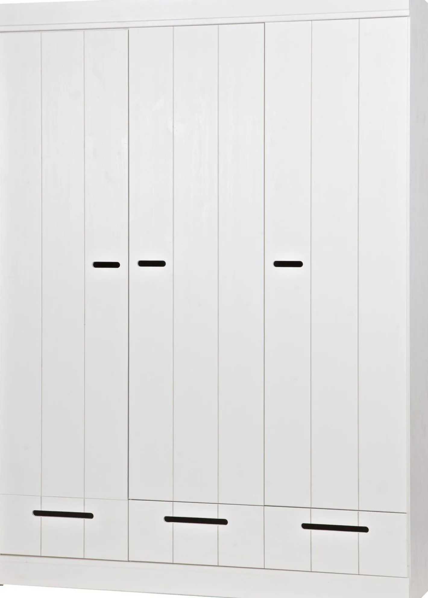 Outlet WOOOD Connect 3-deurs Opbergkast Wit