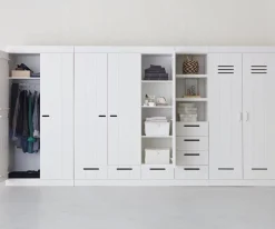 Outlet WOOOD Connect 3-deurs Opbergkast Wit