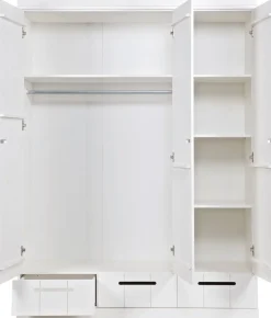 Outlet WOOOD Connect 3-deurs Opbergkast Wit