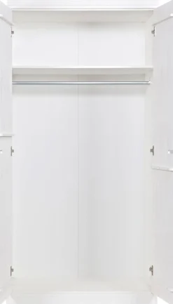 Online WOOOD Connect Kledingkast Wit
