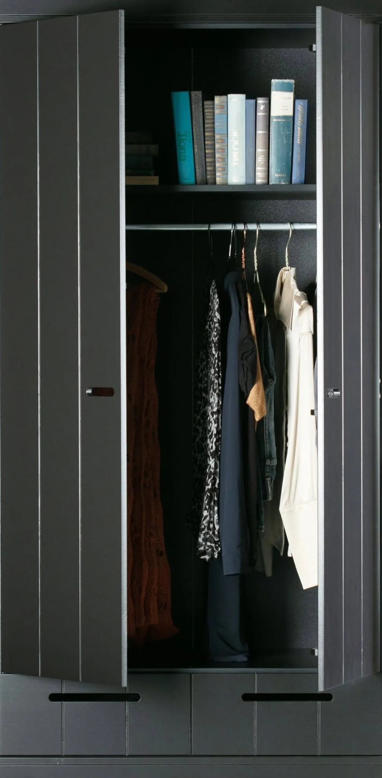 Outlet WOOOD Connect met lades Opbergkast Black