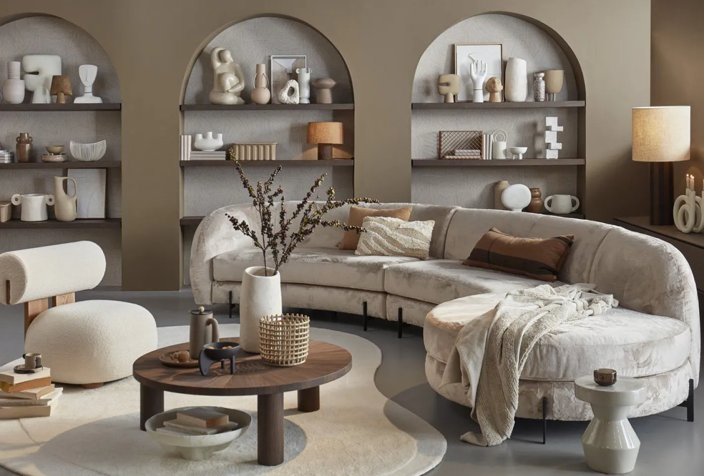 New Eijerkamp Collectie Connor Hoekbank Naturel