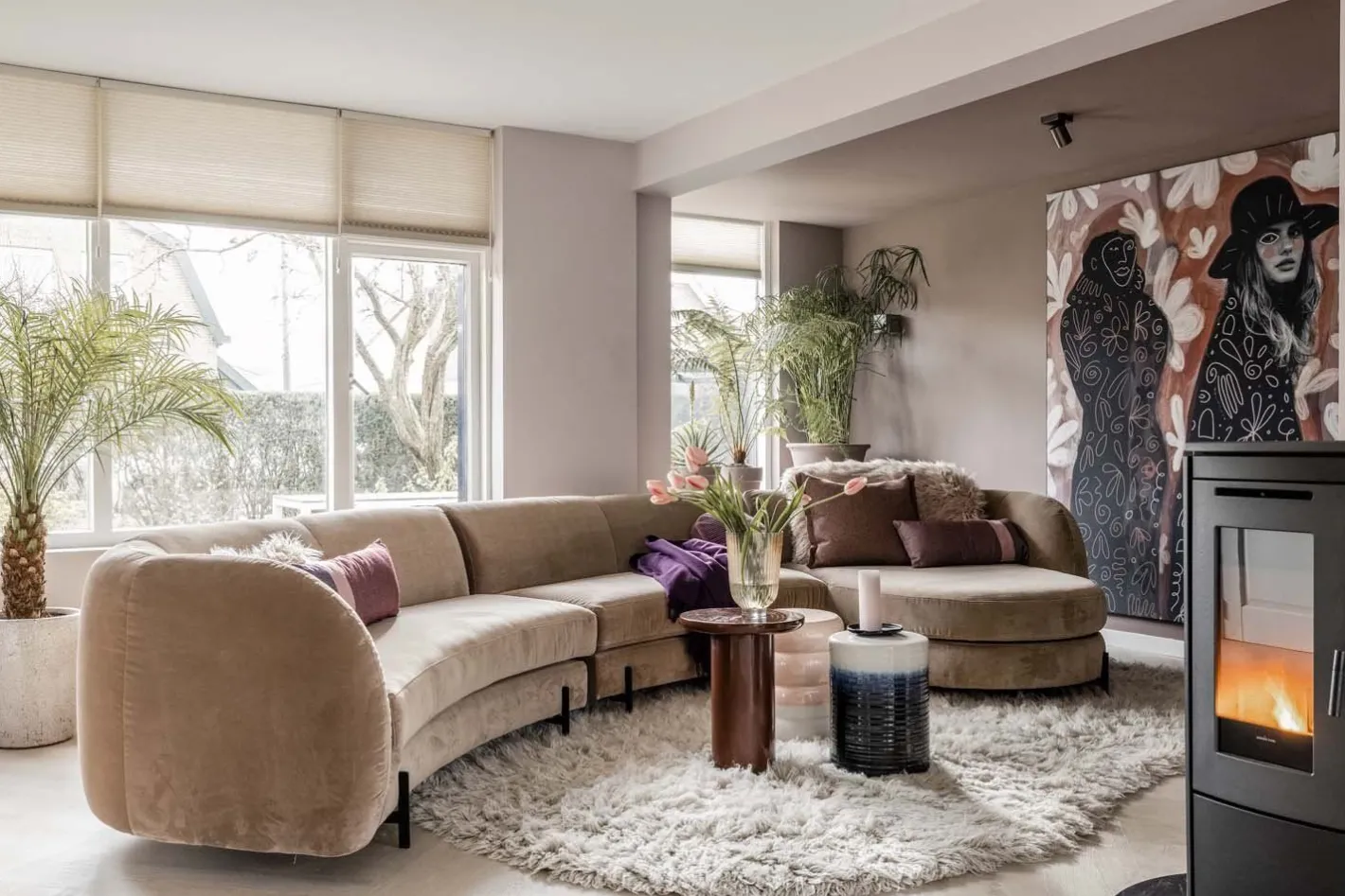 New Eijerkamp Collectie Connor Hoekbank Naturel