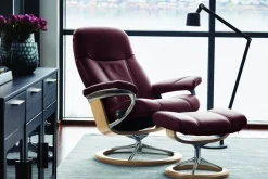 Clearance Stressless Consul Relaxfauteuil + Hocker Light Grey