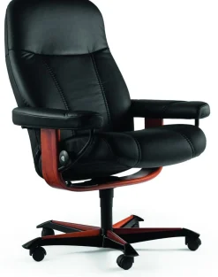 Clearance Stressless Consul Relaxfauteuil + Hocker Light Grey