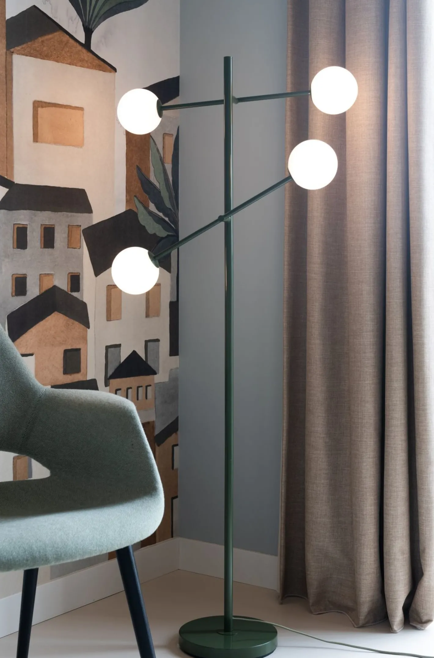 Discount It's about RoMi Copenhagen Vloerlamp Green