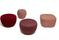 Havee Coral Hocker Bordeaux