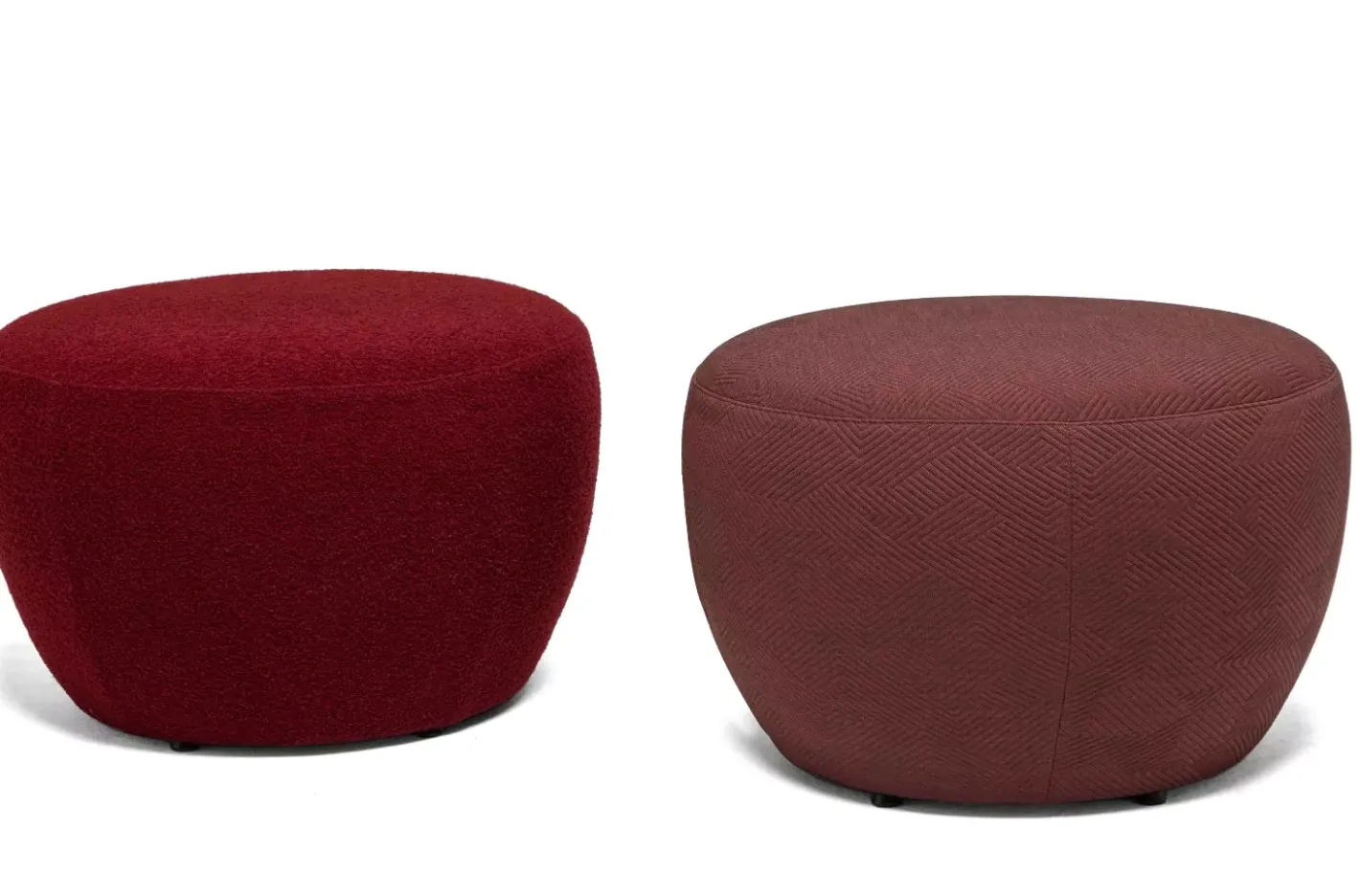 Havee Coral Hocker Bordeaux